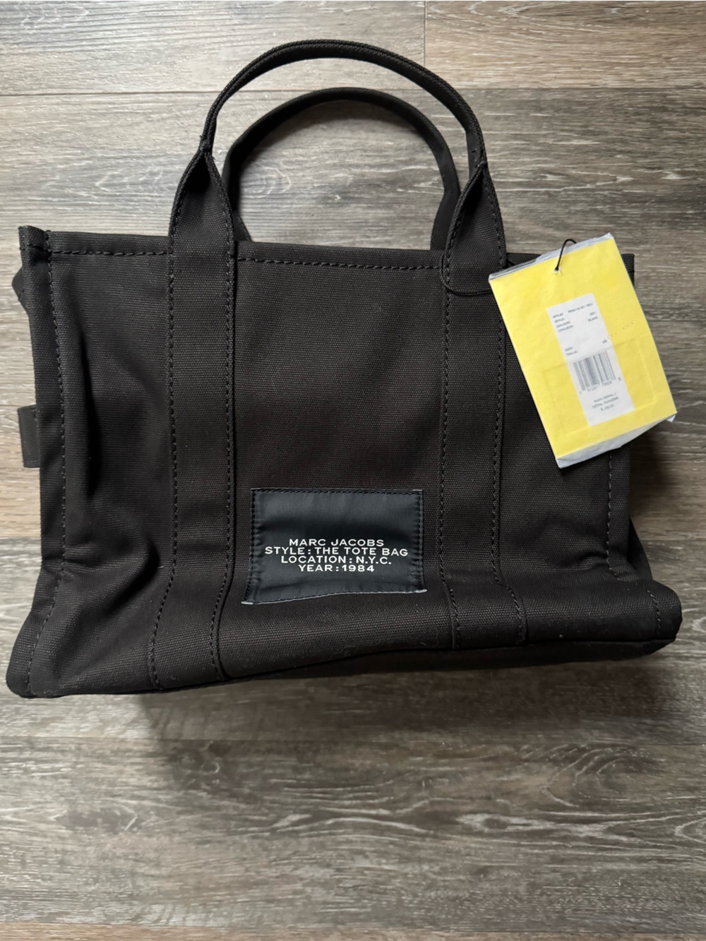Marc Jacobs Black The Tote Bag NWT - Picture 3 of 7